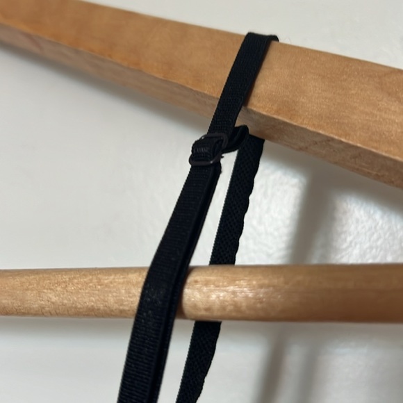 Cream dress with black lace overlay - Picture 6 of 7